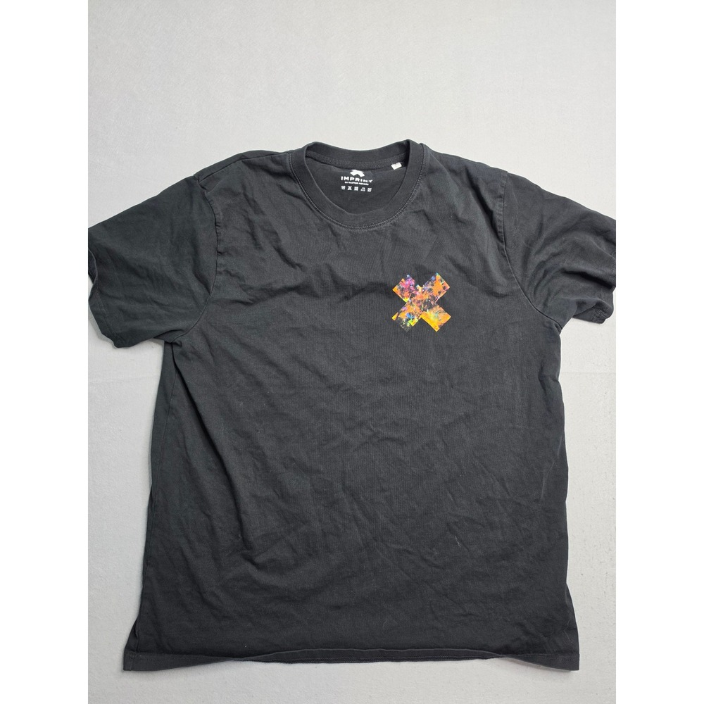 Imprint by Wasted Heroes T-Shirt Mens XL Black Graphic Organic Cotton Streetwear